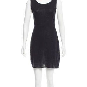 Authentic Chanel black sleeveless mini dress